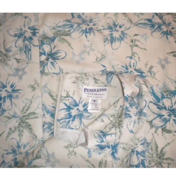 Pendleton 100% Silk Floral Long Maxi Dress size M - Picture 5 of 6